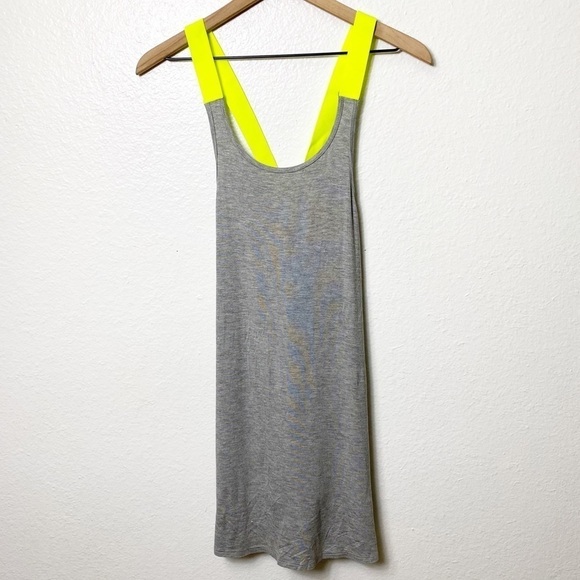 Silence + Noise Grey Women's Crisscross Ta… - Picture 1 of 4